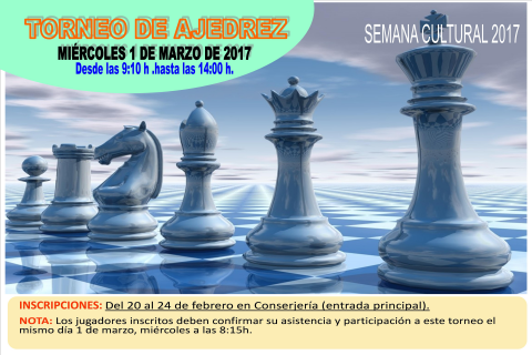 TORNEO DE AJEDREZ - SEMANA CULTURAL 2017