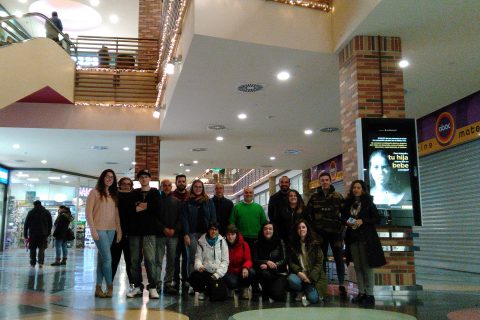 VISITA AL CC LUZ DEL TAJO DE ALUMNOS DE PREVENCIÓN DE RIESGOS.