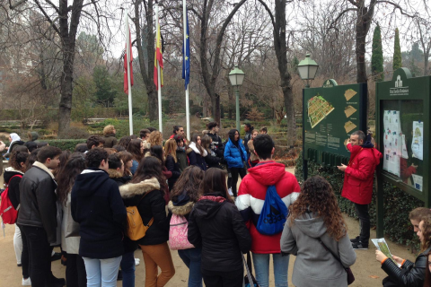 ALUMNOS DE 1º DE BACHILLERATO EN MADRID.