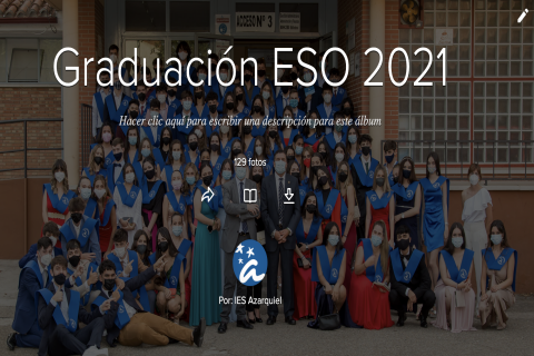 GRADUACIÓN DE 4º ESO 2021.