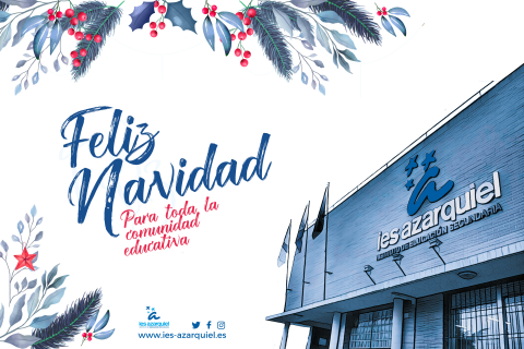 FELIZ NAVIDAD. IES AZARQUIEL 2021-2022.