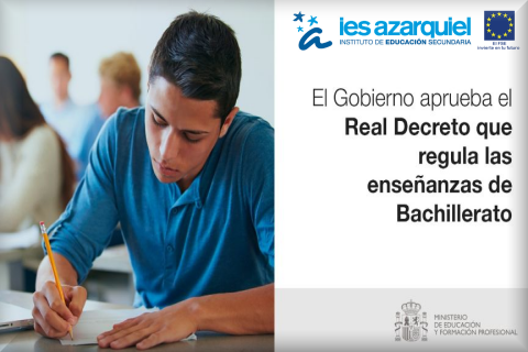 INFORMACIÓN SOBRE EL NUEVO BACHILLERATO.