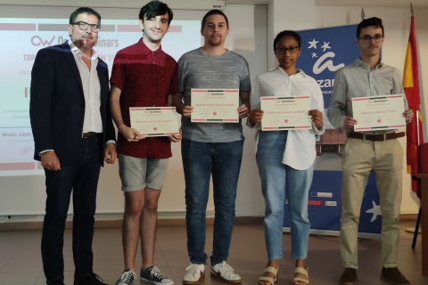 ENTREGA DE PREMIOS OPENWEBINARS A NUESTROS ALUMNOS DE INFORMÁTICA.