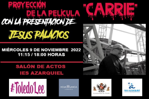 PROYECCIÓN DE LA PELÍCULA CARRIE.