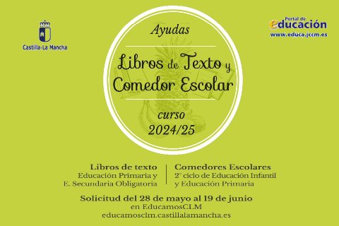 AYUDA LIBROS. DEL 28-05 AL 19-06 EN EDUCAMOSCLM.